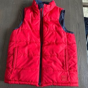 Red GAP Kids Puffer Vest